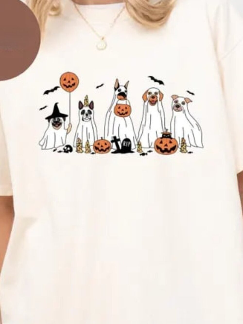 Halloween Dog Shirt, Ghost Dog Shirt, Сute Dog Shirt Gift For Halloween